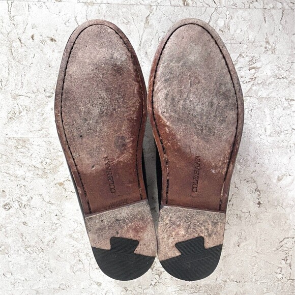 Cole Haan Loafers Mens Size 9.5 D Shoes Black Leather Tassels Nice! main image 7